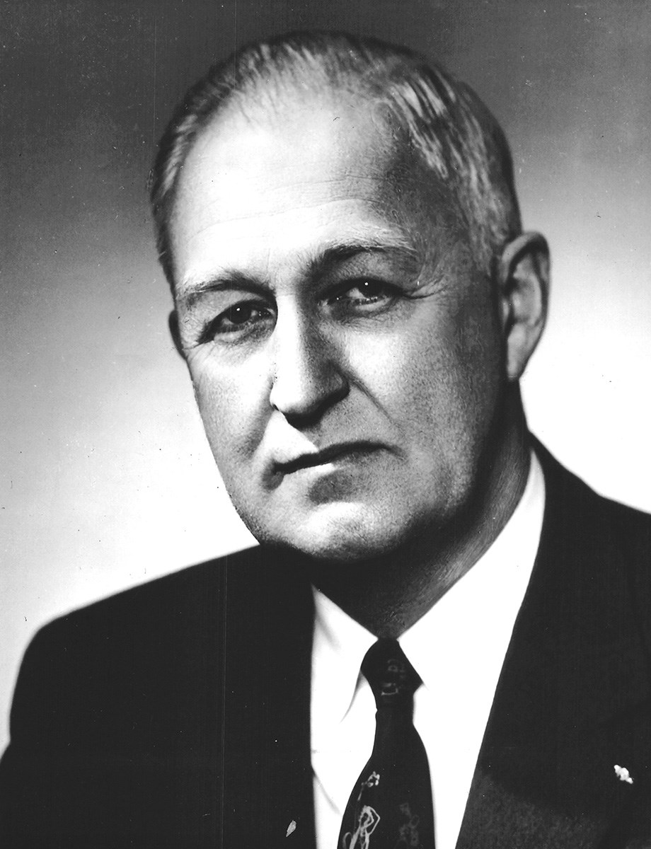 1964 photo of Dr. Oscar P. Hampton, Jr.