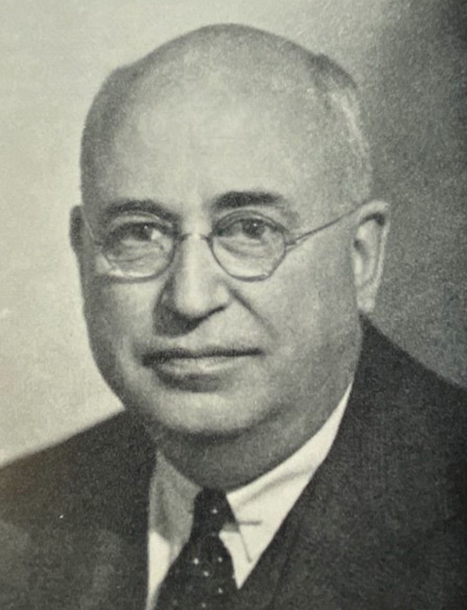 A 1933 photo of Dr. Fred Bancroft.