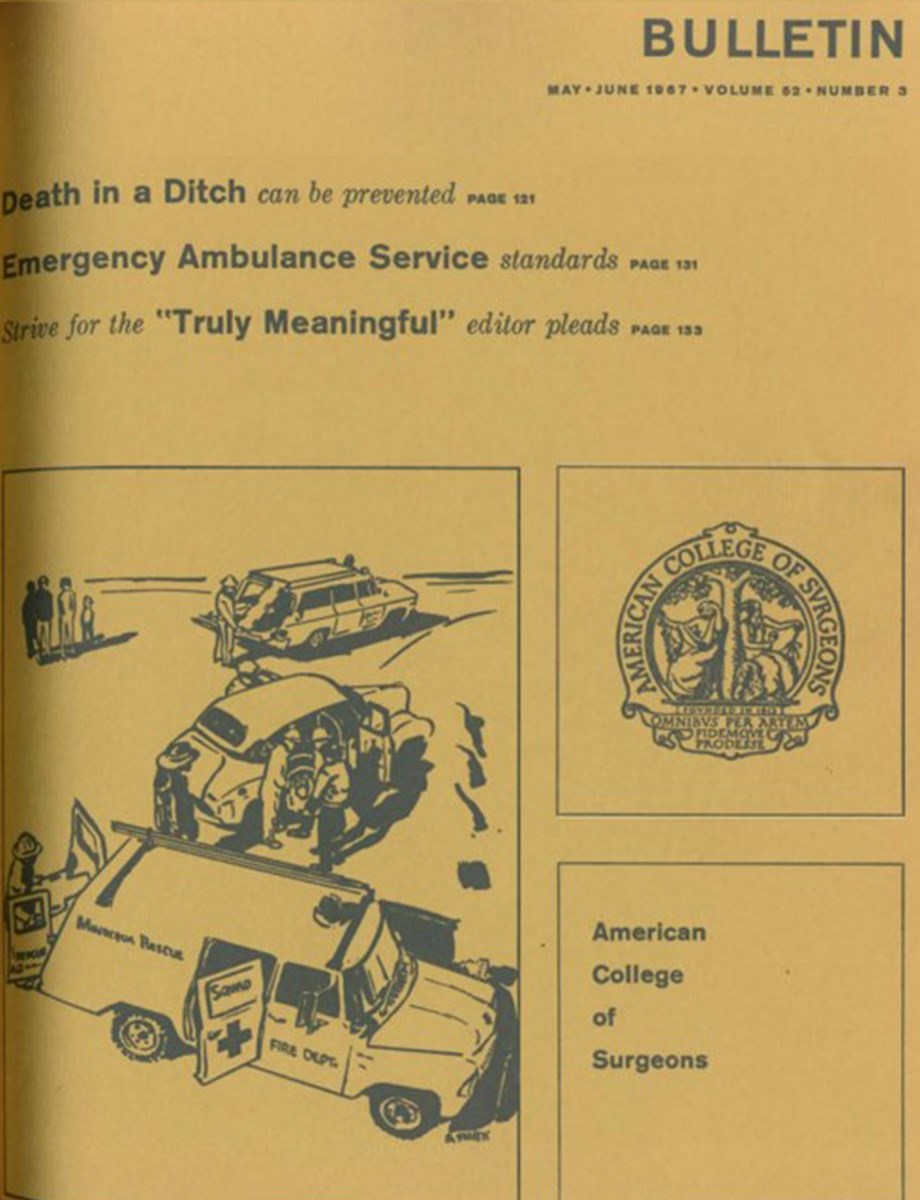 Photo of ACS Bulletin cover featuring Death in a Ditch article
