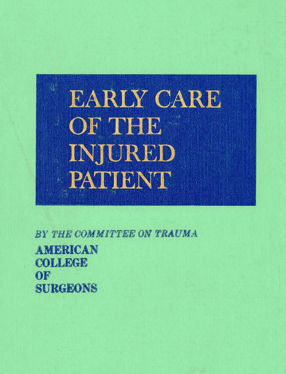 Photo of cover of ACS’s Early Care of the Injured Patient.